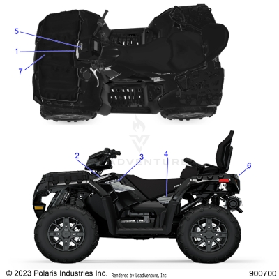 BODY, DECALS GRAPHIC - A25SYE85AL (900700-01)