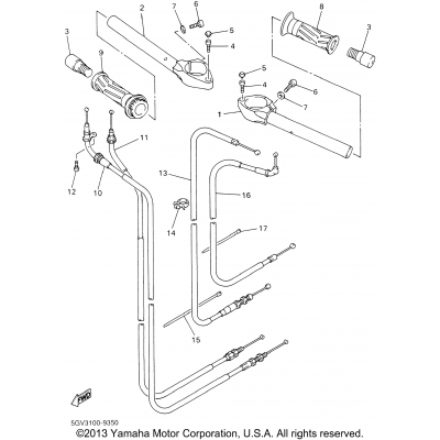 Steering Handle Cable