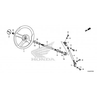 STEERING WHEEL / STEERING SHAFT (1)