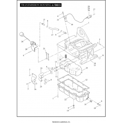 TRANSMISSION HOUSING & OIL TANK