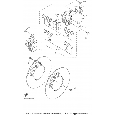 Front Brake Caliper