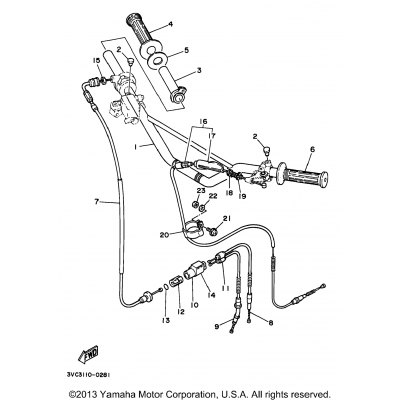 Steering Handle Cable