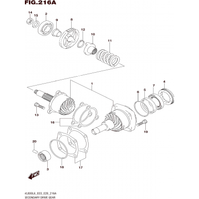 SECONDARY DRIVE GEAR