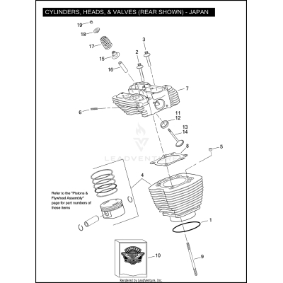 CYLINDERS, HEADS, & VALVES - TWIN CAM 96™ - JAPAN