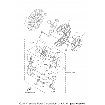 Front Brake Caliper