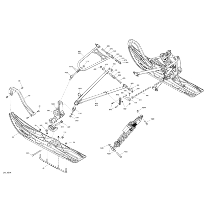 07- Front Suspension And Ski - Rave - 600 Racing