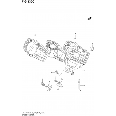 SPEEDOMETER (GSX-R750ZL4 E33)