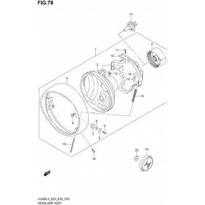 HEADLAMP ASSY