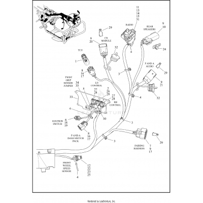 WIRING HARNESS, MAIN - FLTRX, FLTRXS (2 OF 10)