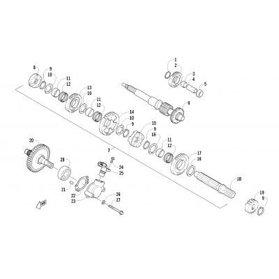 SECONDARY TRANSMISSION ASSEMBLY