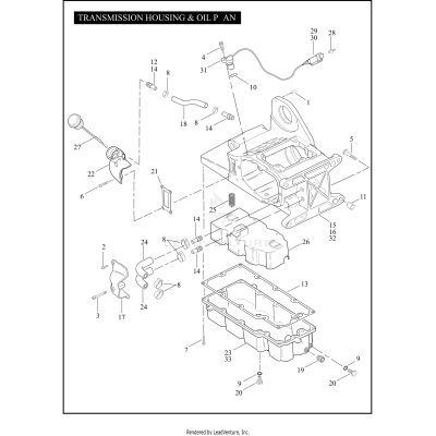 TRANSMISSION HOUSING & OIL PAN