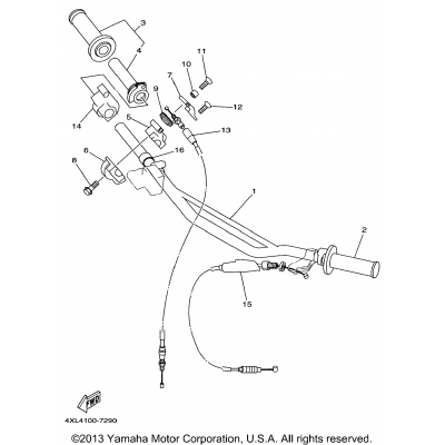 Steering Handle Cable