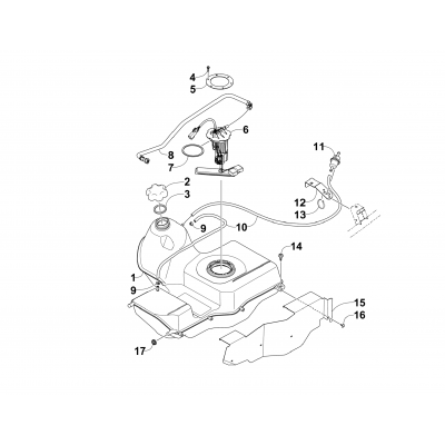 GAS TANK ASSEMBLY