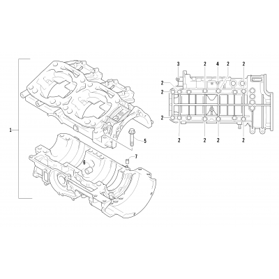 CRANKCASE ASSEMBLY