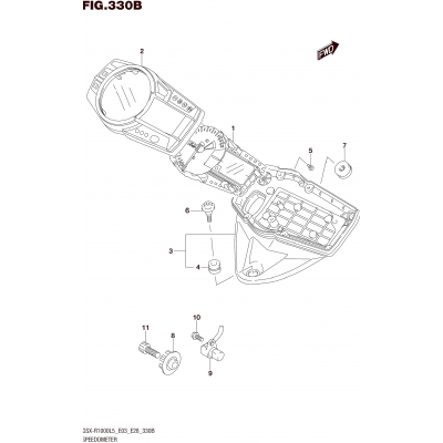 SPEEDOMETER (GSX-R1000L5 E28)