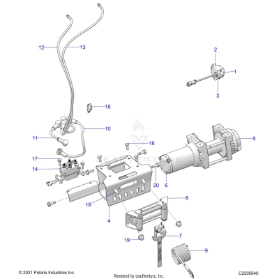 BODY, WINCH - A23SXZ85A9/AG/AM (C2205640)