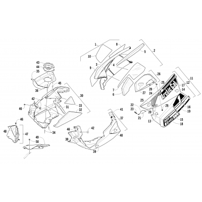 SKID PLATE AND SIDE PANEL ASSEMBLY