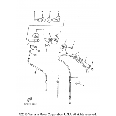 Steering Handle Cable