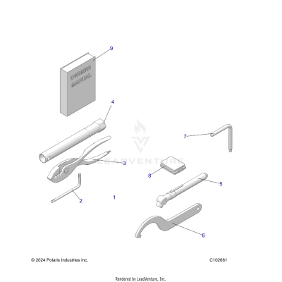REFERENCE, TOOL KIT AND OWNERS MANUAL - A25SJR57AM (C102681)