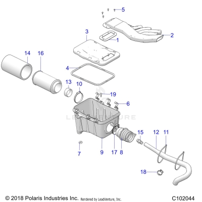ENGINE, AIR INTAKE SYSTEM - A19SWS57C1/C2/E1/E2  (C102044)