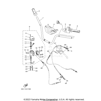 STEERING HANDLE CABLE