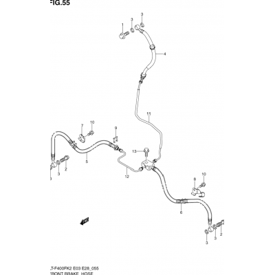 FRONT BRAKE HOSE