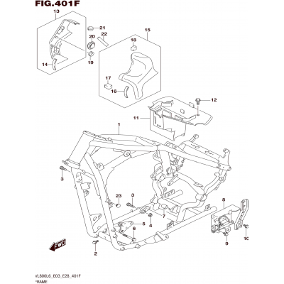 FRAME (VL800TL6 E33)