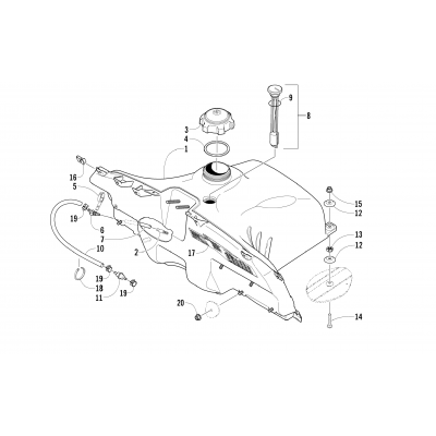 GAS TANK ASSEMBLY