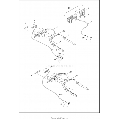 LICENSE PLATE BRACKETS - FXBRS