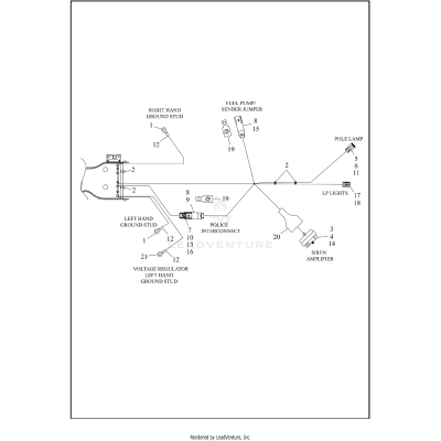 WIRING HARNESS, MAIN, ABS - FLHTP (5 OF 9)