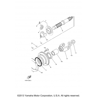 Middle Drive Gear