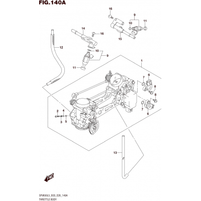 THROTTLE BODY (SFV650L5 E03)