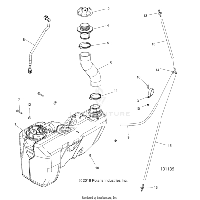 BODY, FUEL TANK - A19SVE95FR (101135)