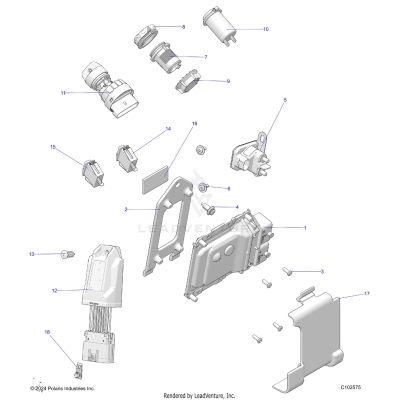 ELECTRICAL, SWITCHES, SENSORS and ECM - A25SHE57CP/EP (C102575)