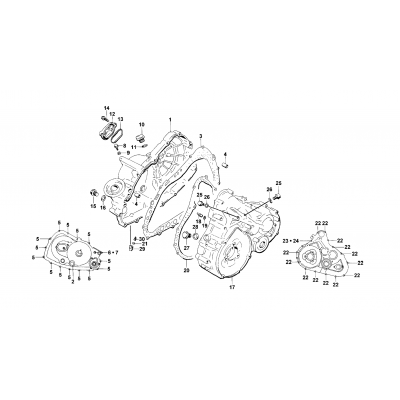 CRANKCASE COVER ASSEMBLY