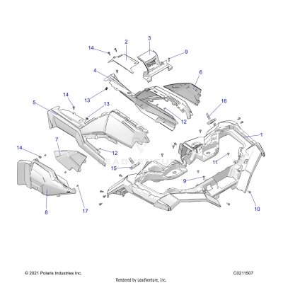 BODY, FRONT CAB - A24SXR95AM (C0211507)