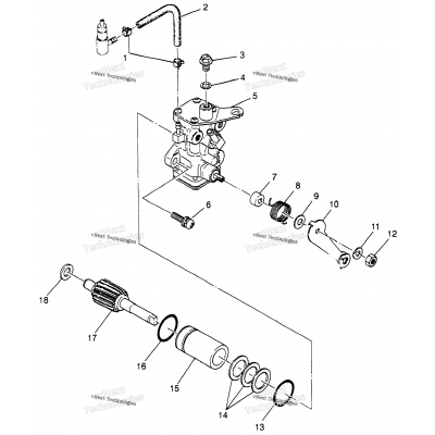 Oil Pump Trail Blazer W97ba25c (4940124012D003)