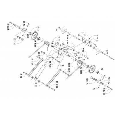 REAR SUSPENSION REAR ARM ASSEMBLY