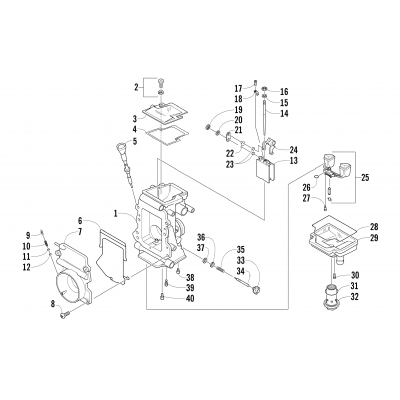 CARBURETOR, INTERNAL PARTS