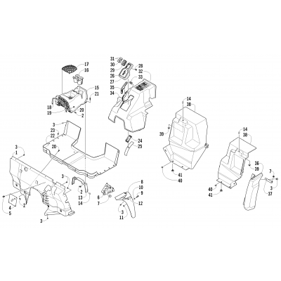 CONSOLE AND FLOOR PANEL ASSEMBLY