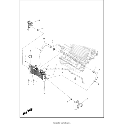 COOLING LINES/RADIATOR