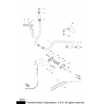 Steering Handle Cable