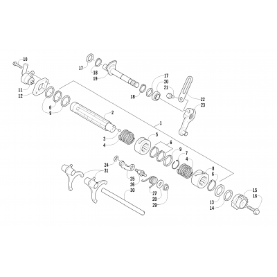 GEAR SHIFTING ASSEMBLY