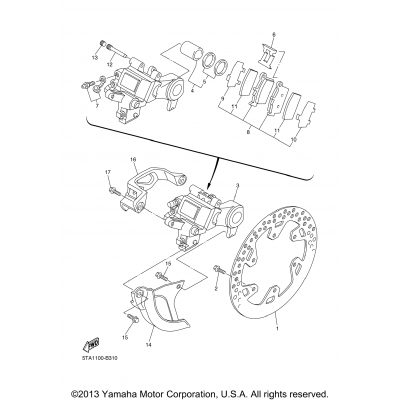 Rear Brake Caliper