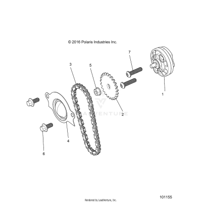 ENGINE, OIL PUMP - A17HAA15N7 (101155)