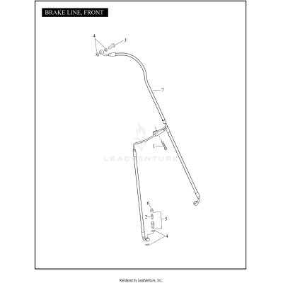 BRAKE LINE, FRONT