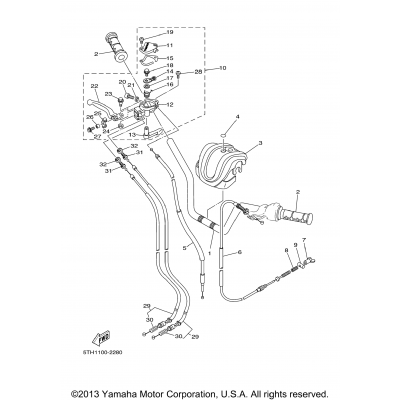 Steering Handle Cable