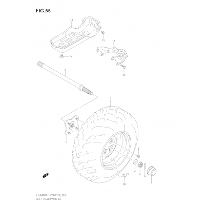 LEFT REAR WHEEL