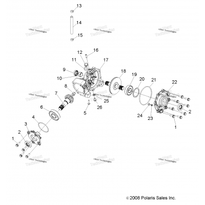 Drive Train, Front Gearcase