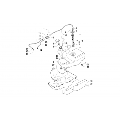 GAS TANK ASSEMBLY